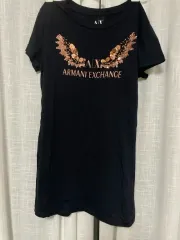 ブランド)アルマーニ エクスチェンジ 新品 ビーズ Tシャツ