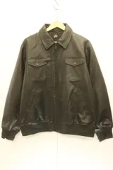 【中古】 GU メンズジャケット L ジップアップブルゾン UNDERCOVER GU L 黒 ブラック プリント