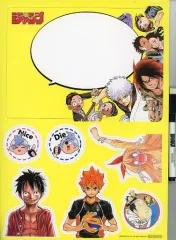 【中古】雑貨 集合 吹き出し付きホワイトボード＆キャラマグネットセット 週刊少年ジャンプ 2016 夏 Wチャンス 当選品