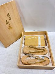 新品未使用・木箱入】高級 螺鈿 草履・和装バッグセット 創作御誂 礼装