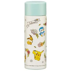 ポケモン 水筒 ポケットステンレスマグボトル 120ml ミニ サイズ 真空二重構造 保温 保冷 ポケットモンスター  Pokemon Antique Forest キャラクター スケーター