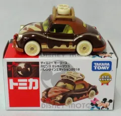 【中古】トミカ ポピンズ ミッキーマウス バレンタインエディション2018(ブラウン) 販売店特別仕様車 「トミカ ディズニーモータース」