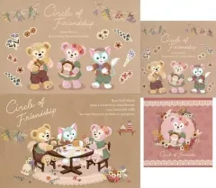 【中古】グッズセット 集合 ポストカード＆グリーティングカード 「Duffy and Friends-ダッフィー＆フレンズ-」 東京ディズニーシー限定