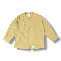 WTAPS 22SS SCOUT / LS / NYCO. TUSSAH スカウト / エルエス / ナイコ タッサー クロスボーンジャケット ダブルタップス 221WVDT-SHM04 ベージュ 4 （9263M）