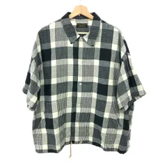 J.S. HOMESTEAD ジャーナルスタンダードホームステッド 半袖シャツ L ブロックチェック 23-051-470-2000-1-0   ブラック/グレー メンズ / 240001185669のサムネイル