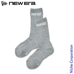 【新品】 ニューエラ  ソックス クルー 3ペア グレー 14489708 アウトドア ユニセックス