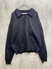 TINA:JOJUN ティーナジョジュン ニット ポロシャツ セーター sizeM/黒 ◆■レディース