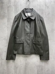 GIANNI LO GIUDICE ジャンニロジュディチェ レザー ジャケット size36/黒 ◇■レディース