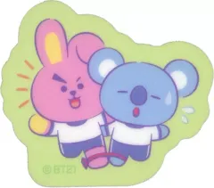 【中古】食玩 ステッカー・シール 22.KOYA(アールエム)＆COOKY(ジョングク) 「BT21グミ2」