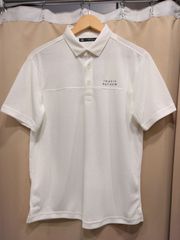 5525golf 半袖 ポロシャツ ホワイト ゴルフ トップス メンズ - メルカリ
