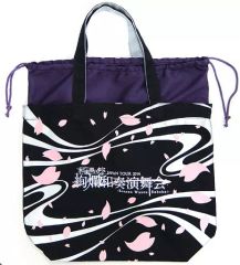 [Used] Women's Bag - Wagakki Band Drawstring Tote Bag "Kenran Wakasou Enbukai"