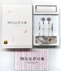 [Used] Headphones: Kaori Miyazono, Hi-Res Audio Compatible Earphones E700MW "Your Lie in April x ONKYO"