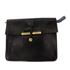 セリーヌ CELINE フィービー期 クラッチバッグ パーティバッグ セカンドバッグ レザー 黒 /KH ■OH