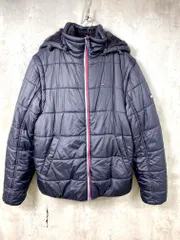 TOMMY HILFIGER DENIM トミーヒルフィガー 3way リバーシブル 中綿 ジャケット sizeS/紺 ◆■◎メンズ