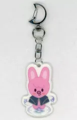【中古】キーホルダー チャンビン(BABY) SKZOO SECRET SOFT KEYRING(キーリング) DWAEKKI 「Stray Kids×SKZOO POP-UP ＆ CAFE ’SKZOO’S MAGIC SCHOOL’ IN BUSAN」