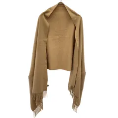 Loro Piana ロロピアーナ カシミヤフリンジポケットストール  ベージュ