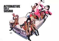 [중고] 포스터 [단품] B2 포스터 BiSH [ALTERNATiVE SiDE of SUSHiO 한정 BOX판] 동고품