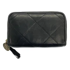 LANVIN ランバン キルティングレザーウォレット  ブラック