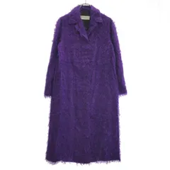 DRIES VAN NOTEN ドリスヴァンノッテン ビスコースシャギーコート  パープル XSのサムネイル