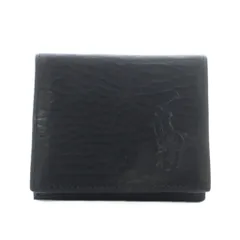 ポロ ラルフローレン POLO RALPH LAUREN コインケース 財布 小銭入れ 黒 ブラック ロゴ型押し シボ加工 /RI ■OS