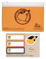 【中古】グッズセット ピカチュウ スライダーポーチ+付せんセット 「Switchソフト 帰ってきた 名探偵ピカチュウ」 イオン購入特典