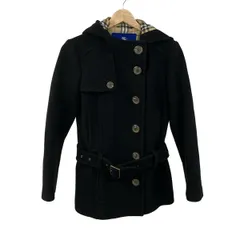 Burberry Blue Label(バーバリーブルーレーベル) コート サイズ38 M レディース - 黒 長袖/秋/冬