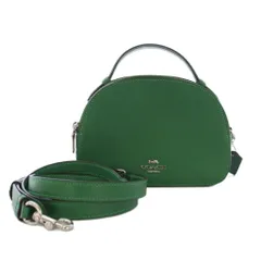 コーチ COACH セレナ サッチェル ショルダーバッグ ハンドバッグ 2WAY レザー 緑 1589 /KH