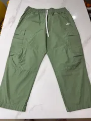 XL NIKE ナイキクラブ ウーブン カーゴ パンツ オイル グリーン - アジア