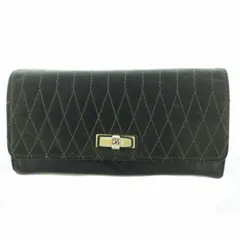 ランバン LANVIN オールド 長財布 型押し レザー 黒 ブラック ■OSのサムネイル