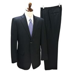 未使用級】Savile Row セットアップスーツ ブラック ストライプ - メルカリ