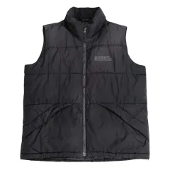 DICKIES ブラック ダウン ベスト L