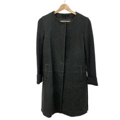 theory(セオリー) コート サイズP M レディース - グレー 長袖/異素材切替/秋/冬