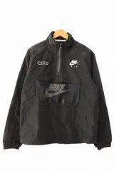 ナイキ NIKE ハーフジップ アノラック ジャケット DM5214-010 S 黒 ブラック ブランド古着ベクトル 中古●260213