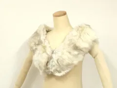 平和屋着物▼和装小物　SAGAFOX　サガフォックス　ショール　フォックスファー　毛皮　ティペット　ストール　防寒　逸品　AABF9917ay