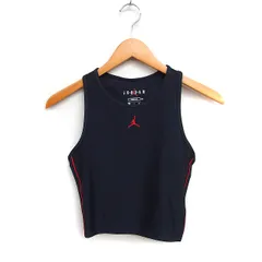 ナイキ NIKE 国内正規品 ジョーダン エッセンシャル タンクトップ クロップド丈 スポーツウエア S ブラック 黒 /FT1