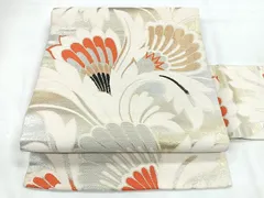 平和屋着物＊夏物　八寸名古屋帯　草花文　金銀糸　正絹　逸品　CAAW8978oy 2026年最新】Yahoo!オークション -平和屋 名古屋帯の中古品・新品・未