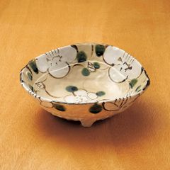 ⭐️新品未使用❣️香蘭社 花柄 金色縁取り 大鉢1+中鉢5 切立鉢 - メルカリ