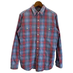 POLO by RALPH LAUREN　ネルシャツ　フランネル　長袖　トップス　チェックシャツ　レギュラーカラー　胸ポケット　古着　/1234