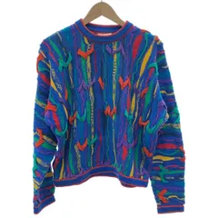 COOGI　セーター　長袖　ニット　トップス　クルーネック　総柄　3Dニット　オーストラリア製　古着　/1930