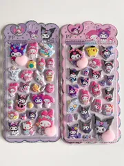 光る　おしりシール　マイメロ　クロミ　シナモン