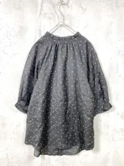 green label relaxing グリーンレーベルリラクシング ユナイテッドアローズ 3516-199-0769 定価8910円 シアー ネック フリル ショート スリーブ ブラウス シャツ 黒 ■■レディース