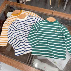 新ブルードッグベイビー ストライプ 長袖Tシャツ