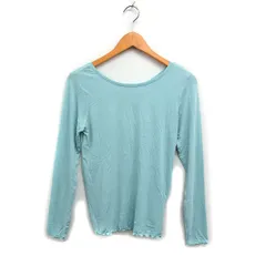 ジャーナルスタンダード レリューム JOURNAL STANDARD relume ニット カットソー Tシャツ 長袖 ボートネック 無地 F グリーン 緑 /FT30