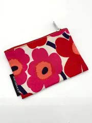 marimekko マリメッコ 定価6380円 Mini Unikko / Pieni Kukkaro pouch 赤 ■■レディース