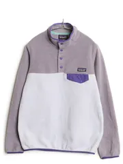 【お得なクーポン配布中!】 パタゴニア ライトウェイト シンチラ スナップT レディース S / 15年製 フリース プルオーバー ジャケット ジャンパー アウトドア ツートン