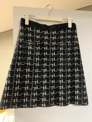 ZARA ザラ ツイード スカート M ブラック