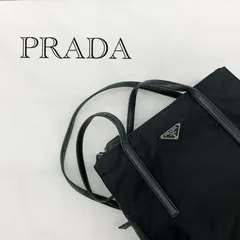PRADA TESSUTO TREND プラダ テスートトレンド トートバッグ ショルダーバッグ B6081 ブラック ナイロン レザー ヴィンテージ レディース_247067