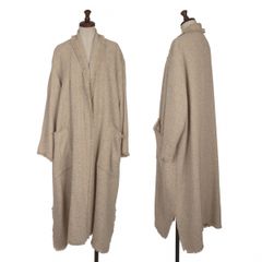ヨシエイナバ 新品 シルク混リネンコットン スタンドカラージャケット