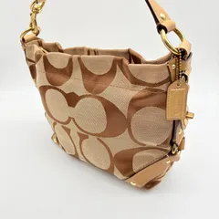 【良品】COACH Y2K signature halfmoon shoulderbag コーチ シグネチャー ハーフムーン ショルダーバッグ