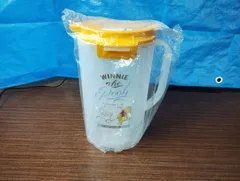 Uﾒ393【未開封】アスベル　くまのプーさん柄　冷水筒「ドリンク・ビオ　D202C」2L/黄色/イエロー/ディズニーキャラクター/キッチン用品/水筒